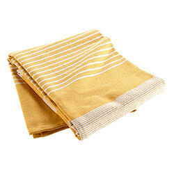 Paris Prix Couvre-Lit Tissé Imprimé Adele 180x220cm Curry