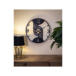 Paris prix Horloge murale Mogadishu - Noir pas cher