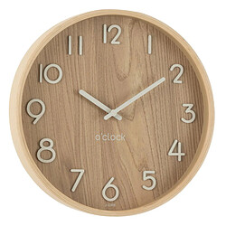 Paris Prix Horloge Murale en Bois Marion 30cm Naturel