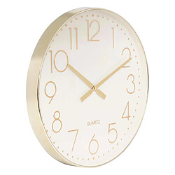 Atmosphera Horloge Murale Design Laure 50cm Doré
