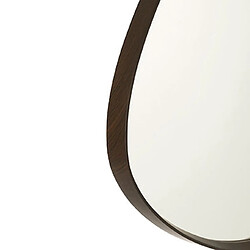 Mes Miroir mural organique 70x61 cm marron foncé
