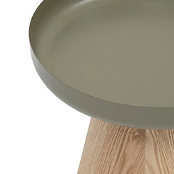 Atmosphera Table d'appoint ronde - Vert de gris
