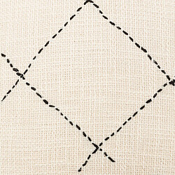 Atmosphera Housse de Coussin Stitch 40x40cm Beige