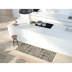 ATTICGO Tapis de cuisine bohème SPRINTY multicolore 52x100 cm