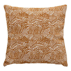 Atmosphera Housse de Coussin Chenille Jeni 40x40cm Caramel