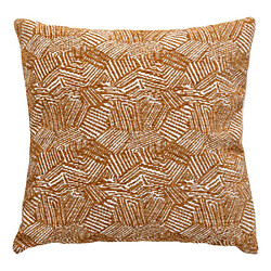 Atmosphera Housse de Coussin Chenille Jeni 40x40cm Caramel
