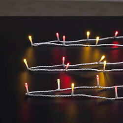 Feeric Lights And Christmas Guirlande de Noël Lumineuse Timer 20m Blanc Chaud & Rouge 