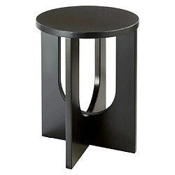 Atmosphera Table d'Appoint Design Bloom 50cm Noir