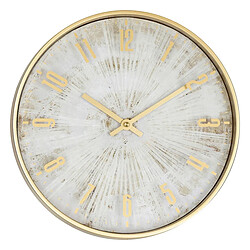 Atmosphera Horloge Murale Design Izzie 30cm Doré