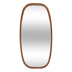 Atmosphera Miroir Mural Ovale Jasna 80cm Marron
