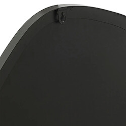 Avis Mes Miroir mural organique 59x108 cm en métal noir