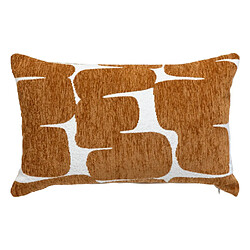 Atmosphera Housse de Coussin Chenille Jeni 30x50cm Caramel