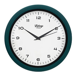 Atmosphera Horloge Murale Clarrisse 28cm Bleu Canard