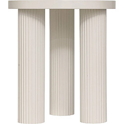 Atmosphera Table à café en bois TELLA - Crème