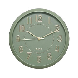 Atmosphera Horloge Murale Design Alizée 30cm Vert Olive