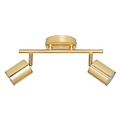Atmosphera Applique Murale 2 Spots Orientables Vico 16cm Doré