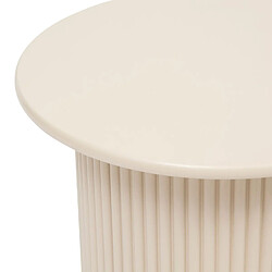 Atmosphera Ensemble de 2 tables à café en bois EINO - Beige pas cher