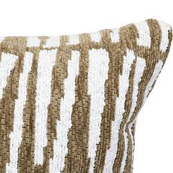 Atmosphera Housse de Coussin Chenille Jeni 40x40cm Kaki