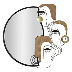 Paris Prix Miroir Mural Design Picasso 83cm Multicolore