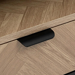 Acheter Five simply smart Meuble TV 2 portes 1 tiroir - Naturel et noir