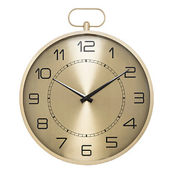Atmosphera Horloge Murale à Gousset Irina 63cm Doré