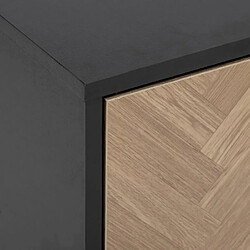 Avis Five simply smart Meuble TV 2 portes 1 tiroir - Naturel et noir