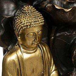 Atmosphera Fontaine & Bouddha Déco Kalyani 39cm Noir & Or