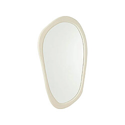 Mes Miroir mural organique 68x120 cm blanc cassé - KRENDA