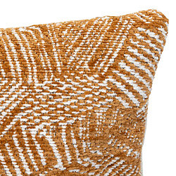 Atmosphera Housse de Coussin Chenille Jeni 40x40cm Caramel