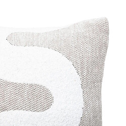 Atmosphera Housse de Coussin Chenille Jeni 30x50cm Beige Lin