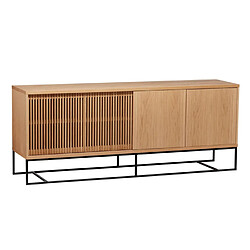 Paris prix Buffet bahut 4 portes - Chêne