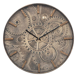 Atmosphera Horloge Déco Deyan 50cm Marron