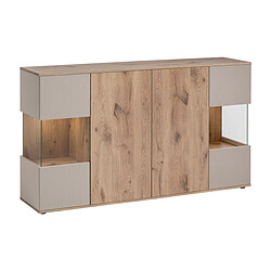 Paris Prix Buffet Rainuré Catalina 160cm Naturel