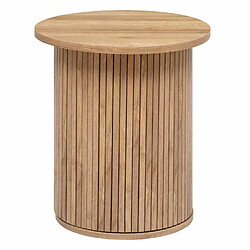 Atmosphera Table d'appoint ronde - Beige