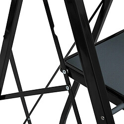 Acheter Five simply smart Escabeau pliant en acier - 4 marches - noir