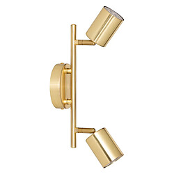 Atmosphera Applique Murale 2 Spots Orientables Vico 16cm Doré