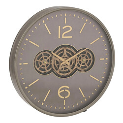 Paris Prix Horloge Murale Engrenage Plum 60cm Gris
