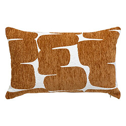 Atmosphera Housse de Coussin Chenille Jeni 30x50cm Caramel