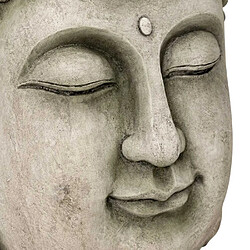 Atmosphera Statue Déco Extérieure Tête de Bouddha 60cm Gris