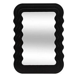 Atmosphera Miroir Mural Biseauté Kelly 55cm Noir