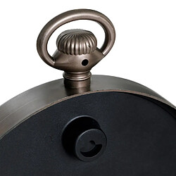 Atmosphera Horloge Murale Gousset Awa 33cm Marron