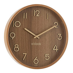 Paris Prix Horloge Murale en Bois Marion 30cm Marron