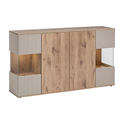 Paris Prix Buffet Rainuré Catalina 160cm Naturel