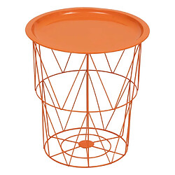 Atmosphera Table d'appoint métal - Orange