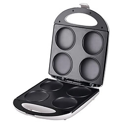 Appareil à repas 1400 W - Capacité de 4 repas d'environ 10 cm - Revêtement antiadhésif - Poignée isolante - Muvip