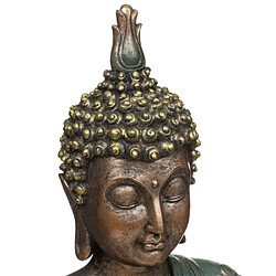 Atmosphera Bouddha Vintage Anju 43cm Bleu & Bronze