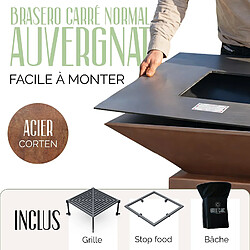 Grill chic Brasero barbecue - Marron pas cher