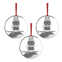 Pluto Miffy d’hiver en métal cintre de Noël (lot de 3)