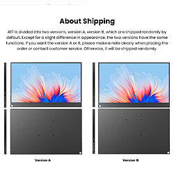 Écran Portable UPERFECT UColor A17 15,6 Pouces - 4K UHD, IPS, 100% sRGB, USB-C, Pour PC et Jeu Vidéo pas cher