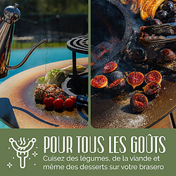 Acheter Grill chic Brasero barbecue de jardin - Marron